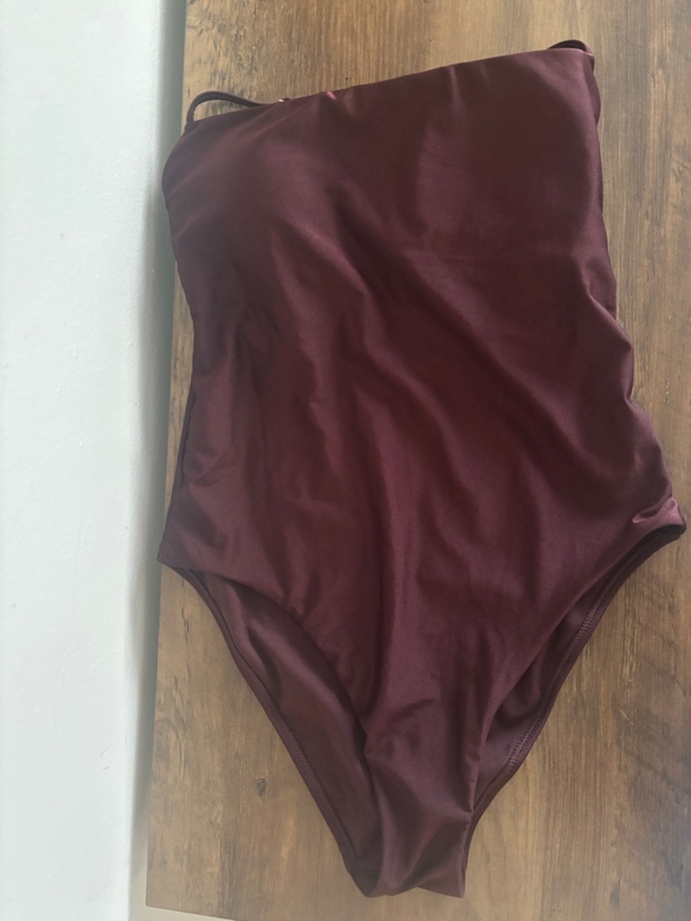 Target Women's One-Piece Swimsuit in Burgundy